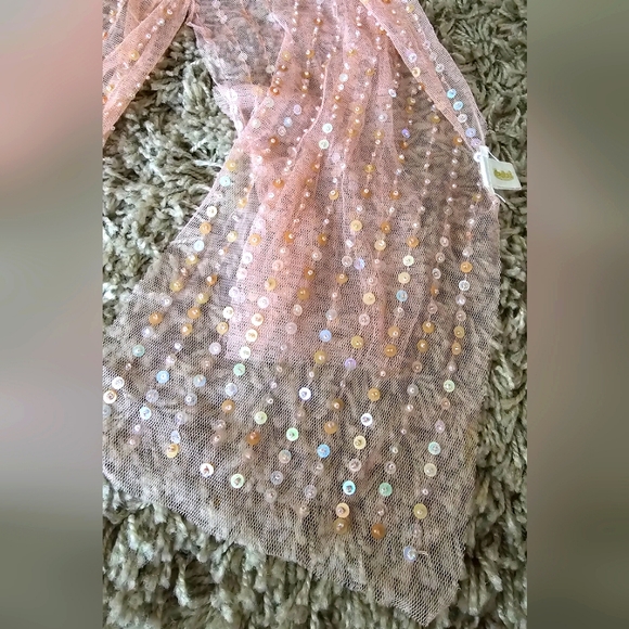 Beaded sequin mesh scarf - Picture 3 of 6